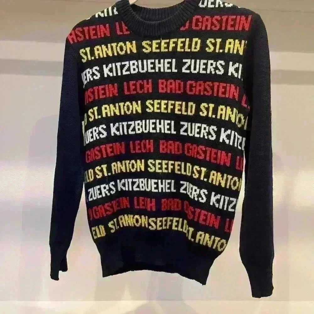 Vintage Ski Sweater Made in Austria Size: Large